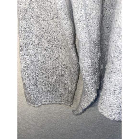 prana chunky cable Sweater Crew Neck Woman's XL Baggy Oversize EUC gray - Picture 5 of 8